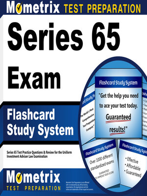 cover image of Series 65 Exam Flashcard Study System